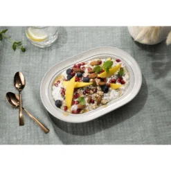 Staub Assiette 25 cm, Céramique, Truffe blanche Online