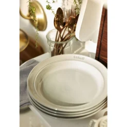 Staub Assiette 24 cm, Céramique, Truffe blanche Hot