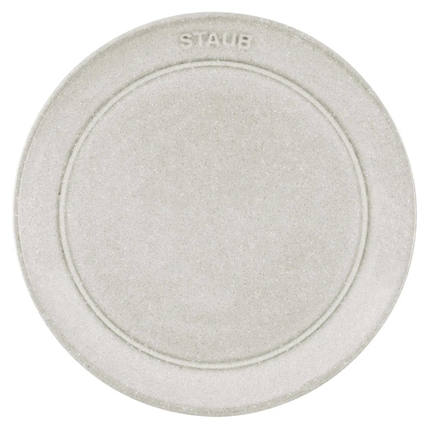 Staub Assiette plat 15 cm, Céramique, Truffe blanche New