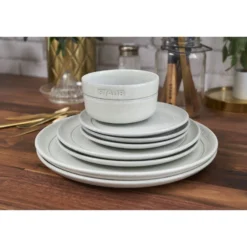 Staub Assiette plat 15 cm, Céramique, Truffe blanche New