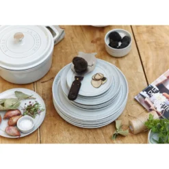 Staub Assiette plat 15 cm, Céramique, Truffe blanche New