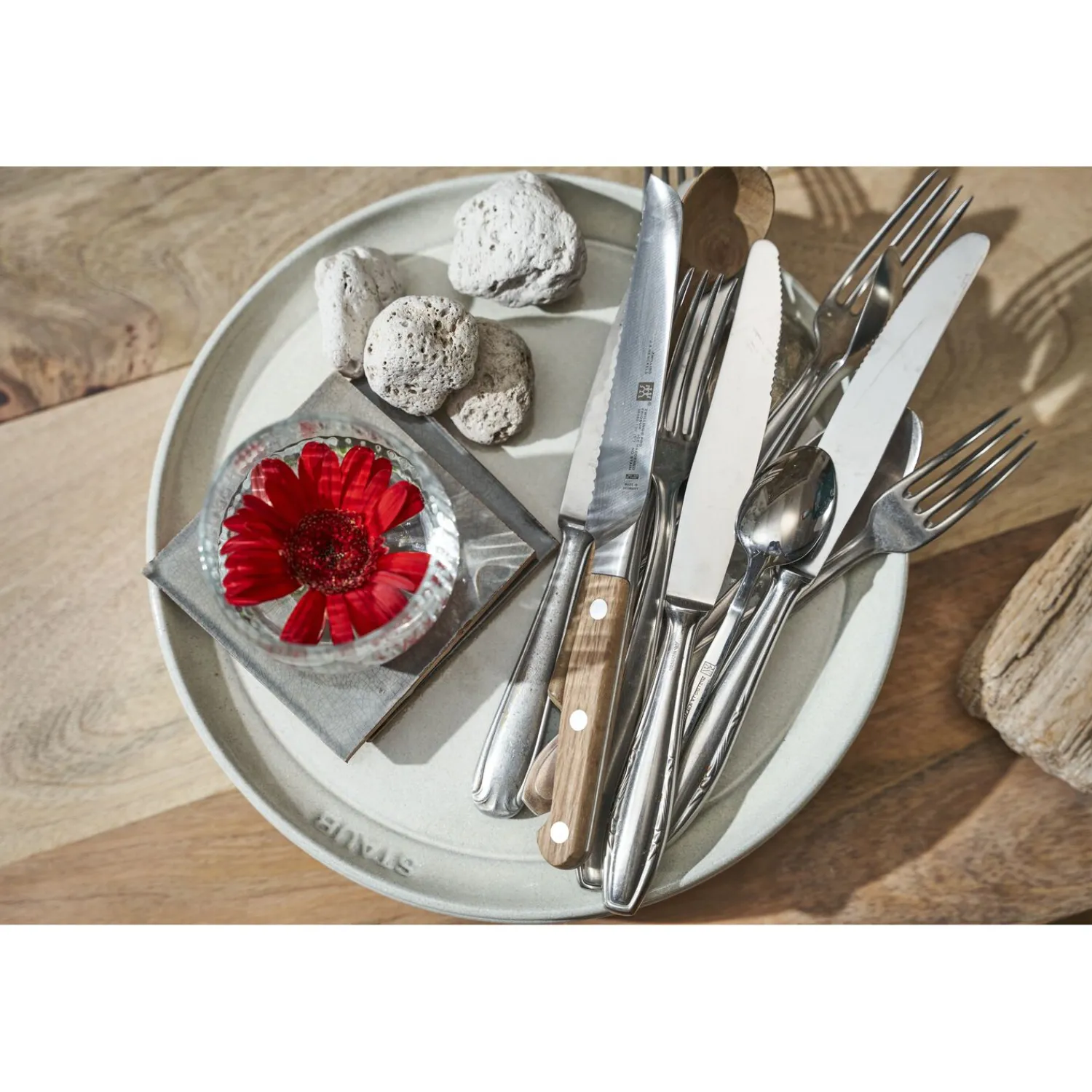 Staub Assiette plat 15 cm, Céramique, Truffe blanche New