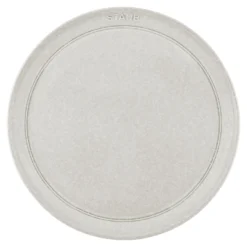 Staub Assiette plat 26 cm, Céramique, Truffe blanche