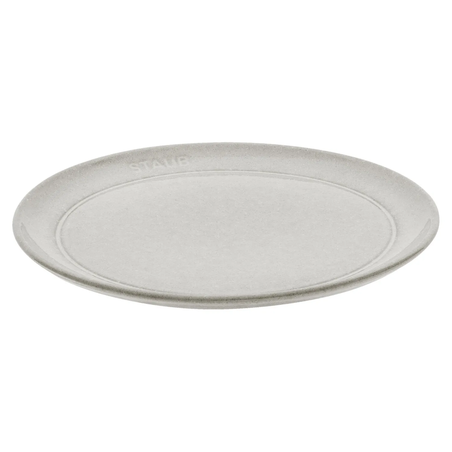 Staub Assiette plat 20 cm, Céramique, Truffe blanche Discount