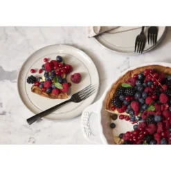 Staub Assiette plat 20 cm, Céramique, Truffe blanche Discount