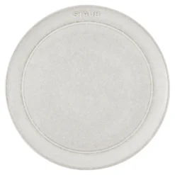 Staub Assiette plat 20 cm, Céramique, Truffe blanche Discount