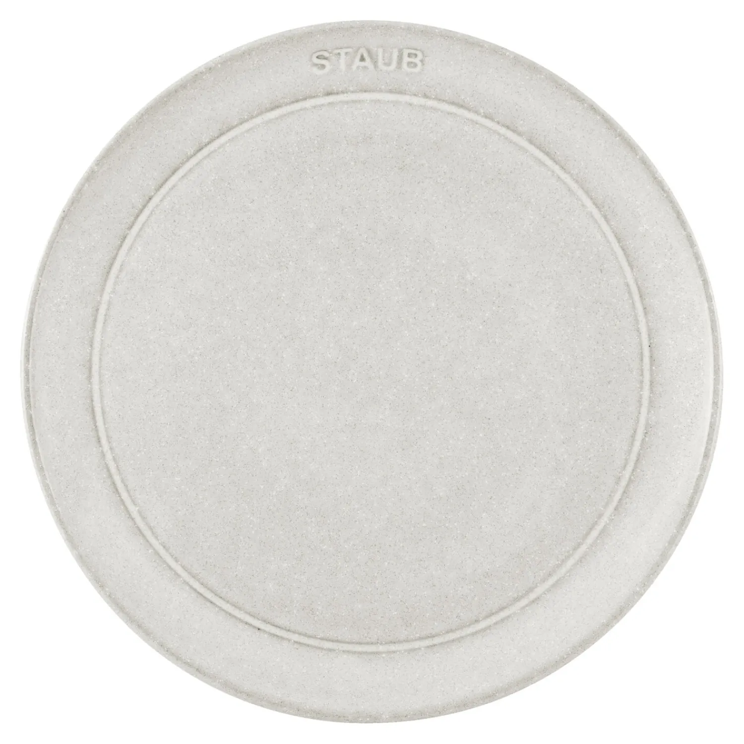 Staub Assiette plat 20 cm, Céramique, Truffe blanche Discount
