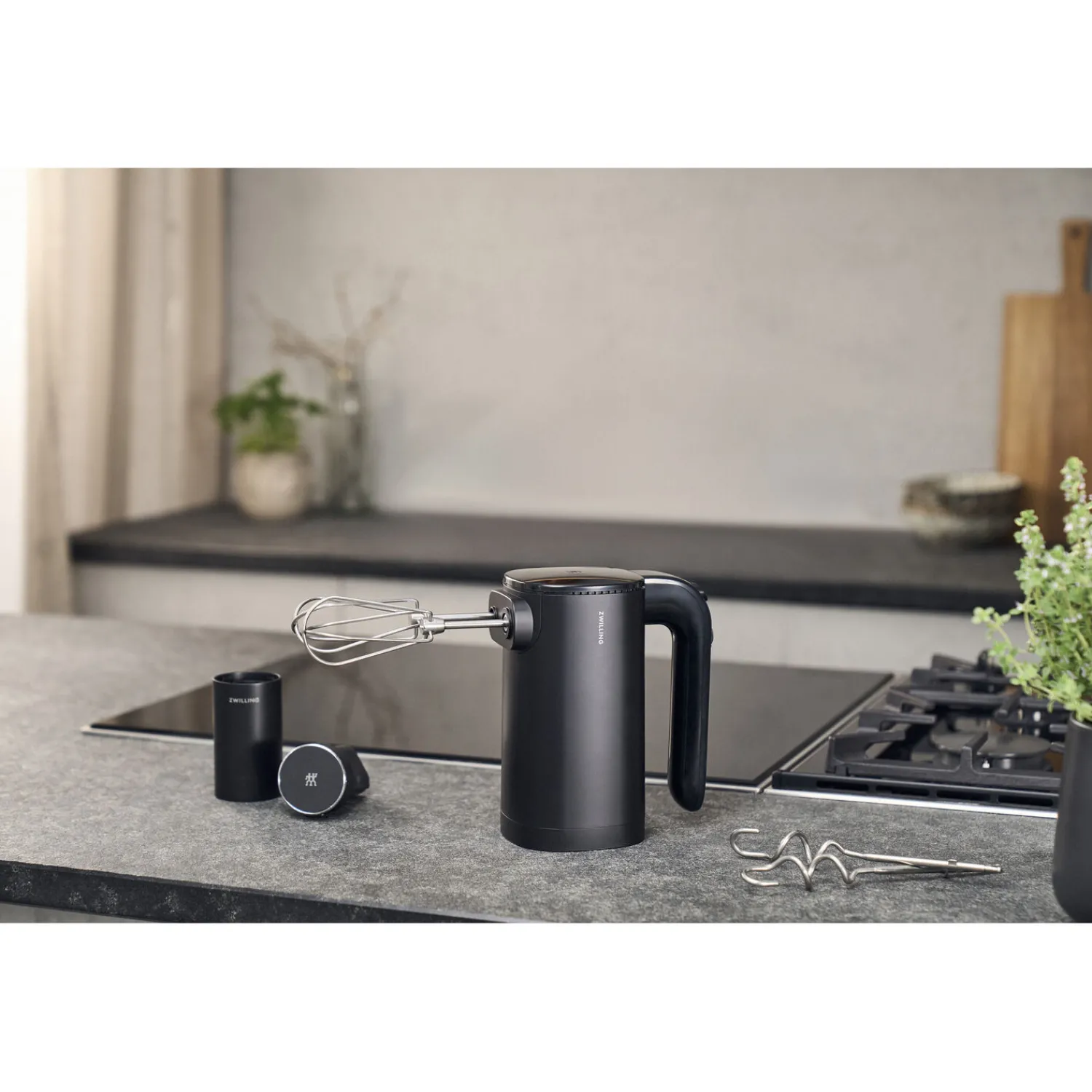 ZWILLING Batteur électrique sans fil avec balance digitale, 4-pcs, noir Discount
