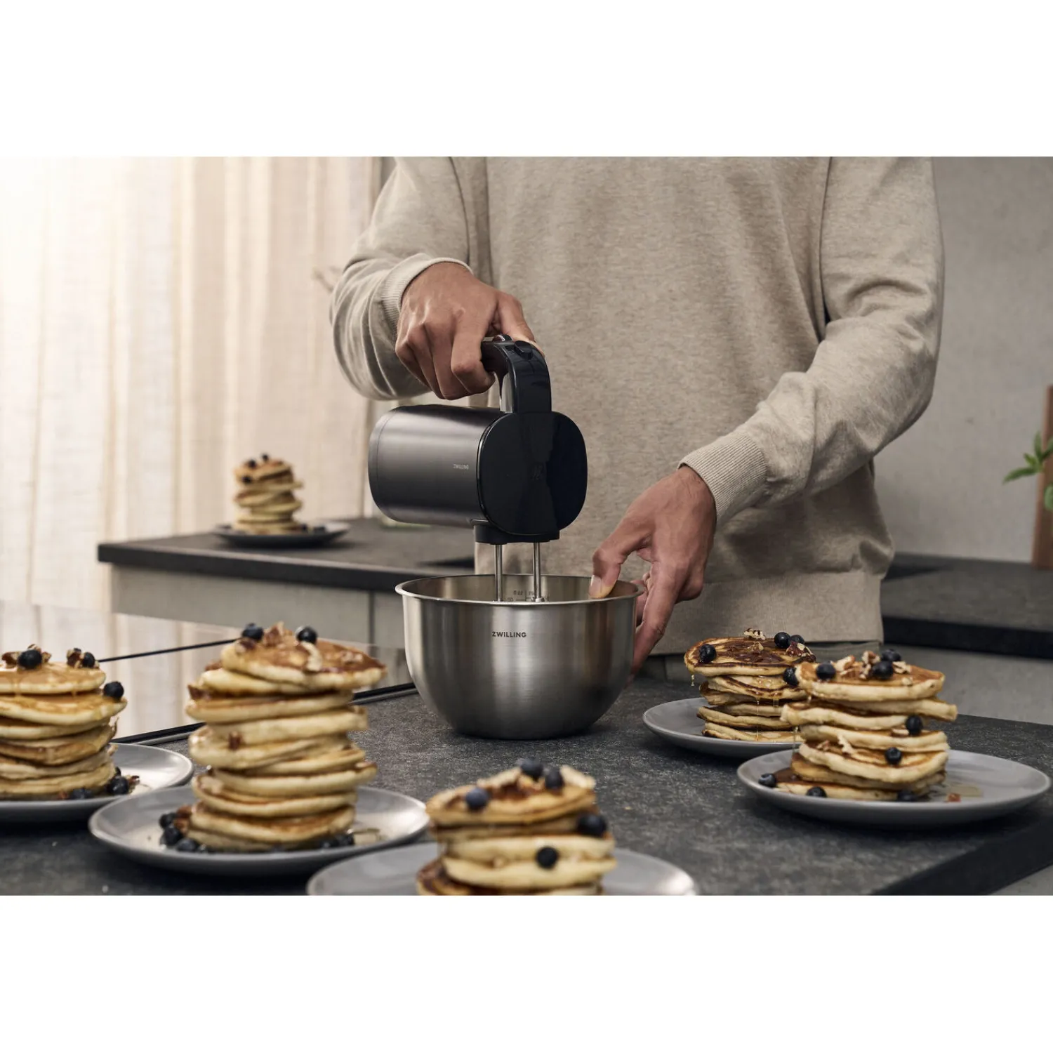 ZWILLING Batteur électrique sans fil, Kit de démarrage avec batterie