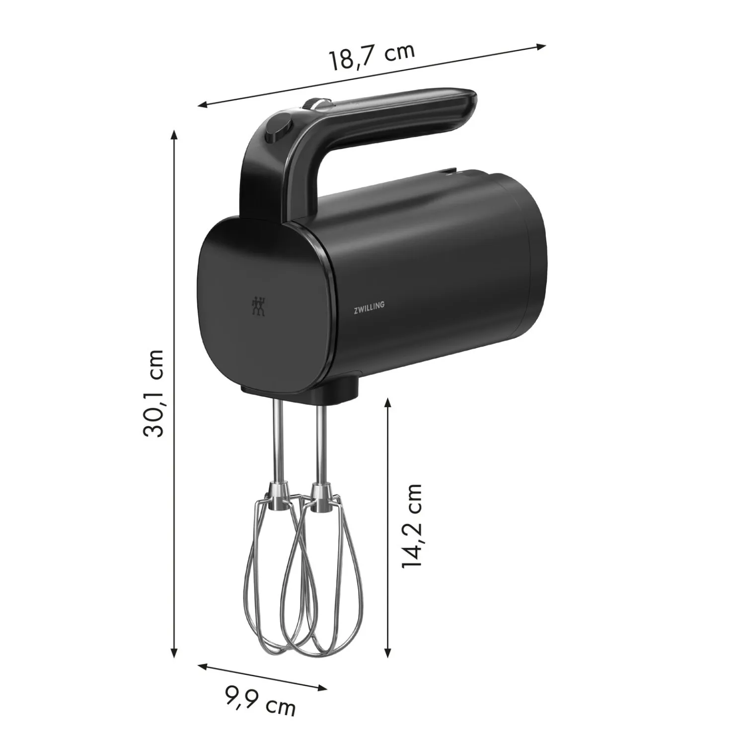 ZWILLING Batteur électrique sans fil, Kit de démarrage avec batterie