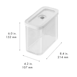 ZWILLING Bo&icirc;te CUBE 2M / 21 cm, transparent-blanc Hot