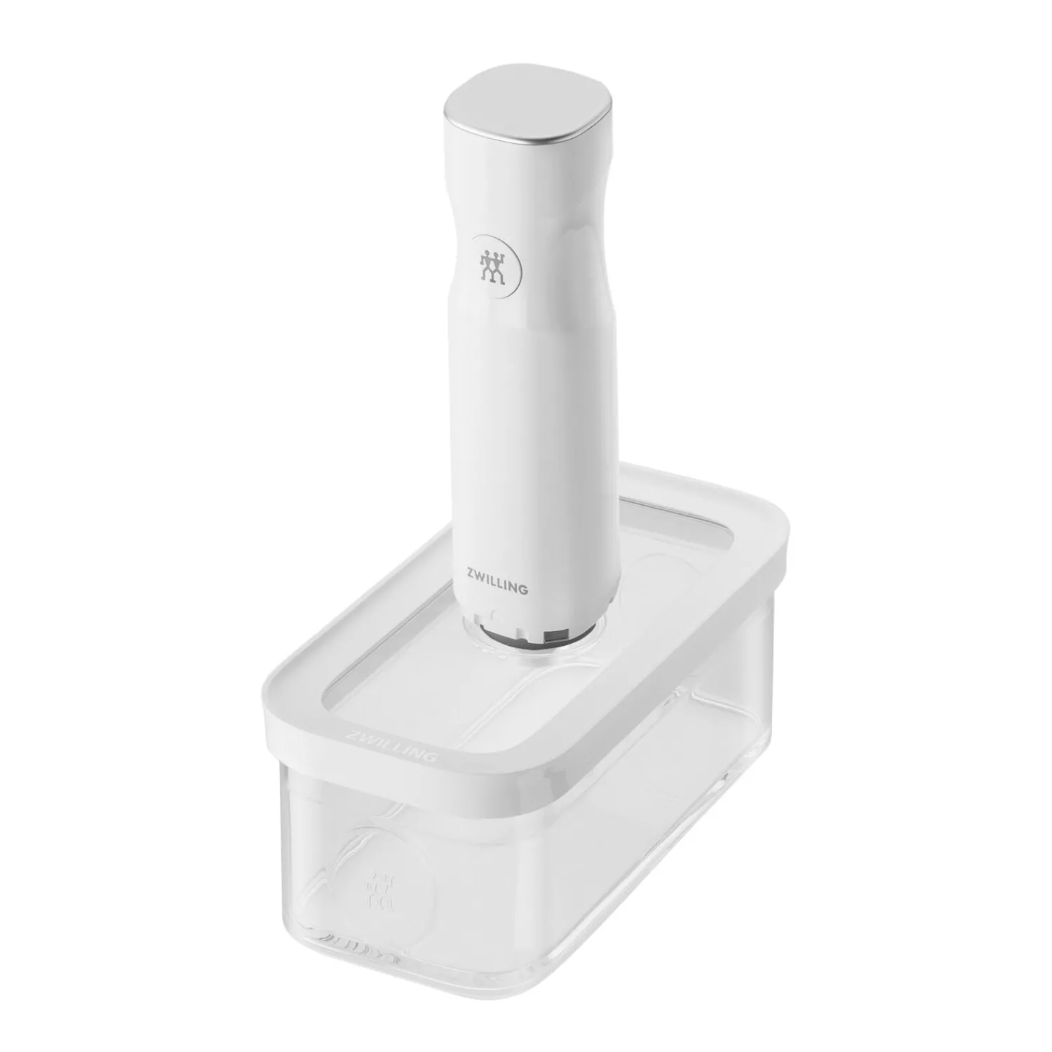 ZWILLING Boîte CUBE M / 21 cm, transparent-blanc