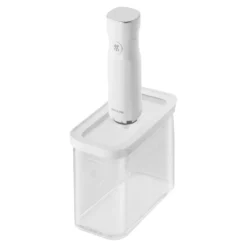 ZWILLING Boîte CUBE M / 21 cm, transparent-blanc