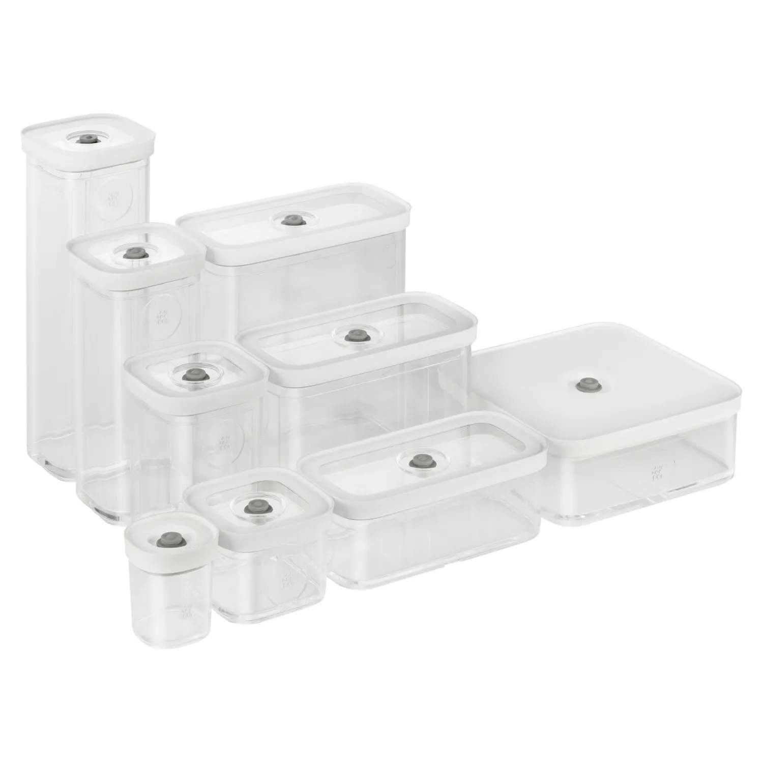 ZWILLING Boîte CUBE M / 21 cm, transparent-blanc
