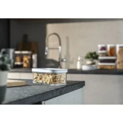 ZWILLING Boîte CUBE M / 21 cm, transparent-blanc