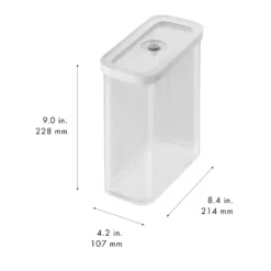 ZWILLING Bo&icirc;te CUBE 3M / 21 cm, transparent-blanc Clearance