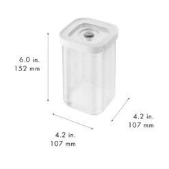 ZWILLING Bo&icirc;te CUBE 2S / 11 cm, transparent-blanc Clearance