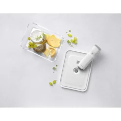 ZWILLING Boîte pour réfrigérateur sous vide, Verre, Gris New