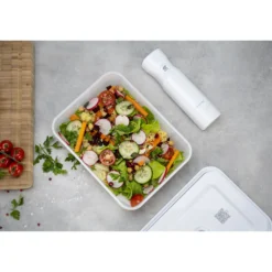 ZWILLING Boîte pour réfrigérateur sous vide, Plastique, semi transparent-Gris Discount