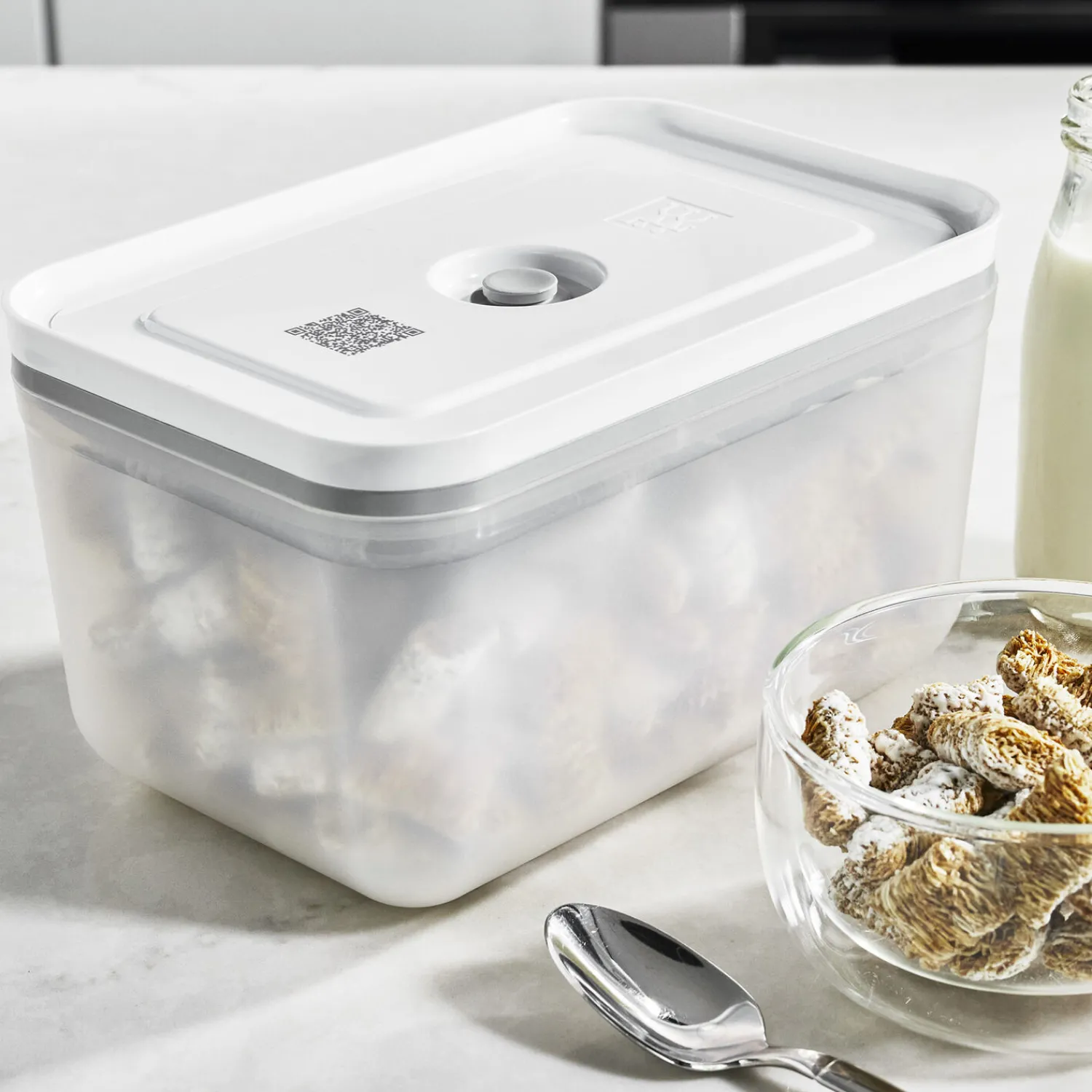 ZWILLING Boîte sous vide L, Plastique, semi transparent-Gris Sale