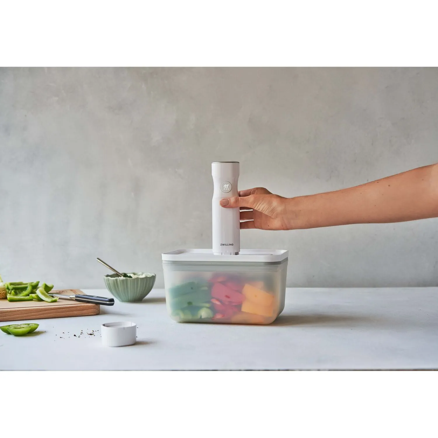 ZWILLING Boîte sous vide L, Plastique, semi transparent-Gris Sale
