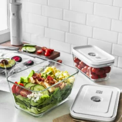 ZWILLING Boîte sous vide L, Verre, Gris Clearance