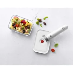 ZWILLING Boîte sous vide L, Verre, Rouge New