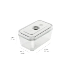 ZWILLING Boîte sous vide M, Verre, Gris Discount