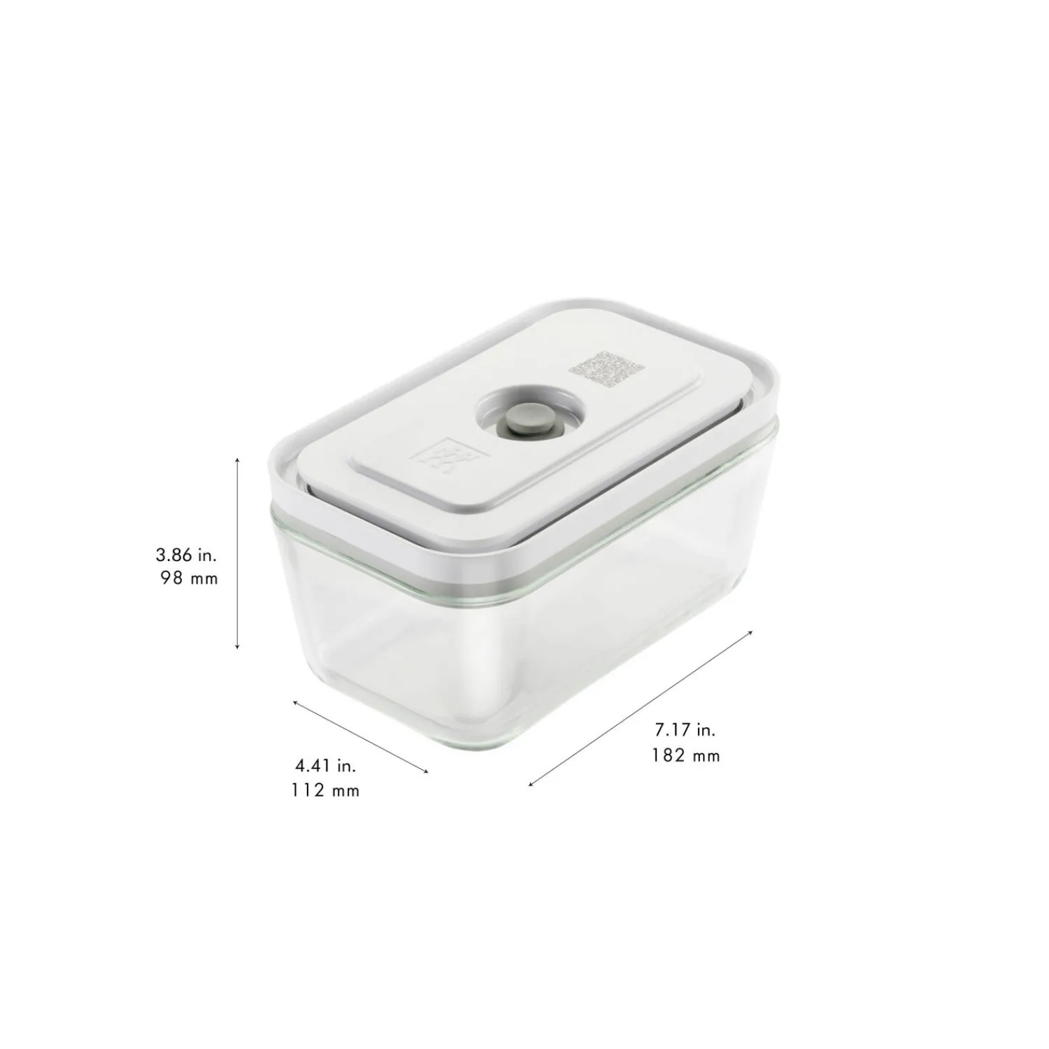 ZWILLING Boîte sous vide M, Verre, Gris Discount