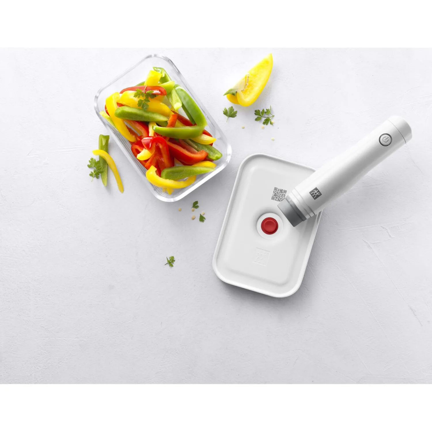 ZWILLING Boîte sous vide M, Verre, Rouge Outlet