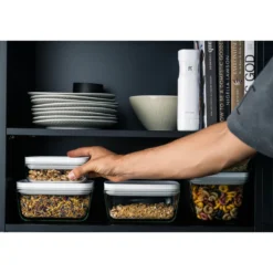 ZWILLING Boîte sous vide S, Verre, Gris Discount