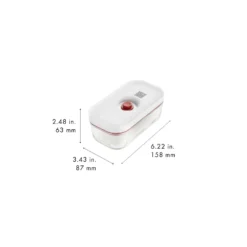 ZWILLING Bo&icirc;te sous vide S, Verre, Rouge Clearance
