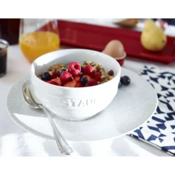 Staub Bol 12 cm, Céramique, Blanc Discount