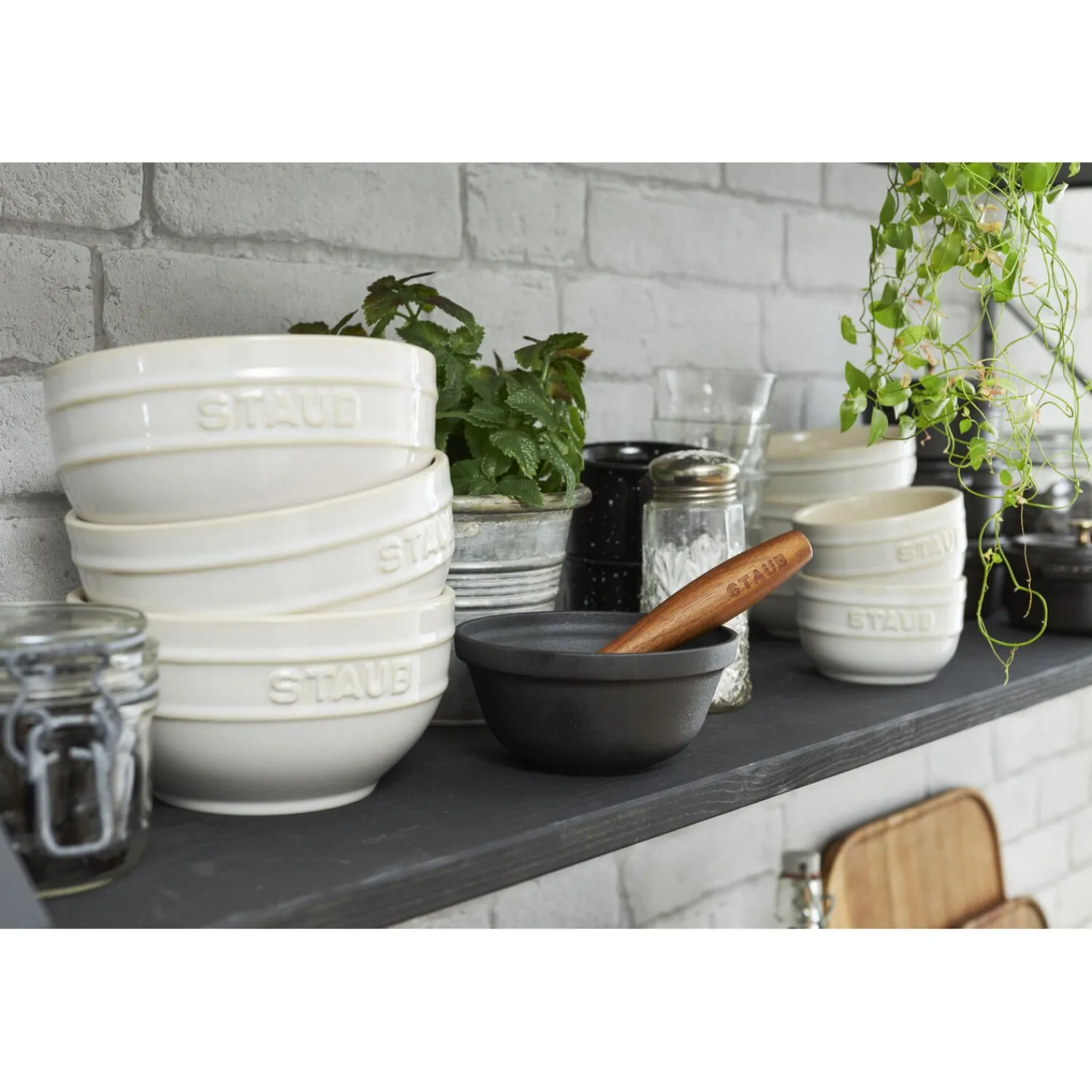 Staub Bol 14 cm, Céramique, Blanc ivoire Sale