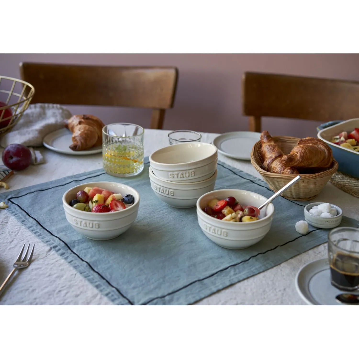 Staub Bol 14 cm, Céramique, Blanc ivoire Sale