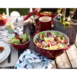 Staub Bol 25 cm, Céramique, Cerise Hot
