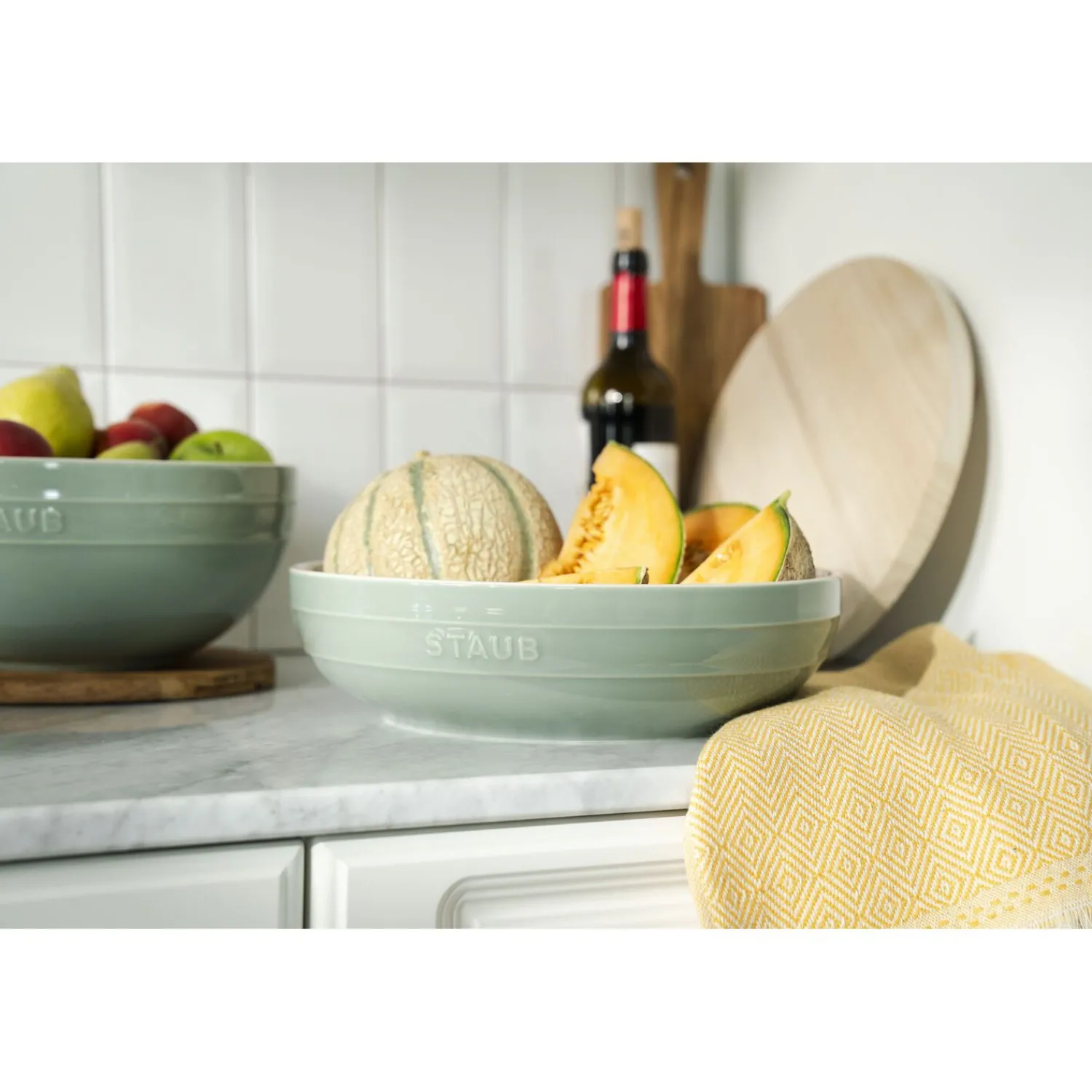 Staub Bol 28 cm, Céramique, Eucalyptus Online