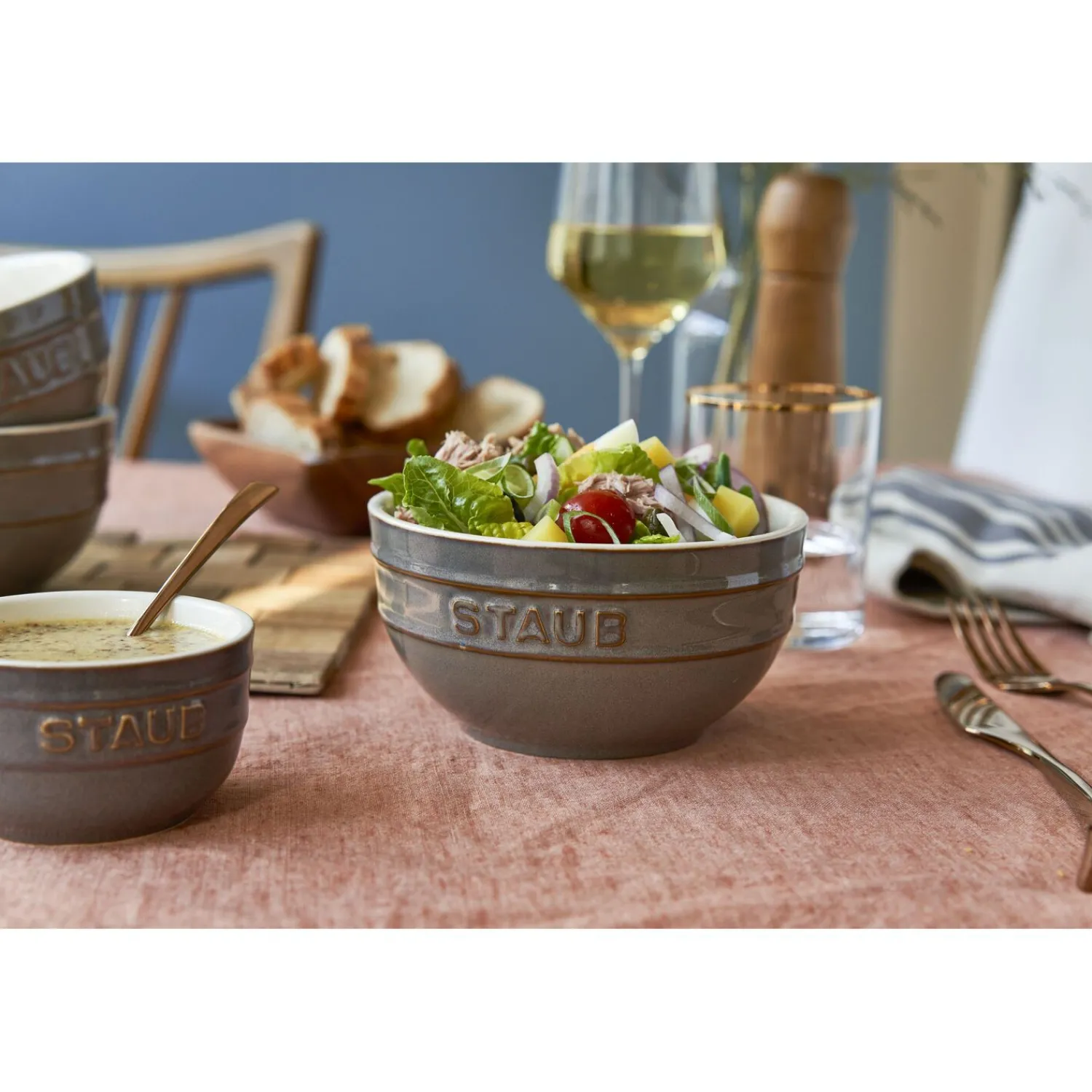 Staub Bol 14 cm, Céramique, Gris antique Clearance