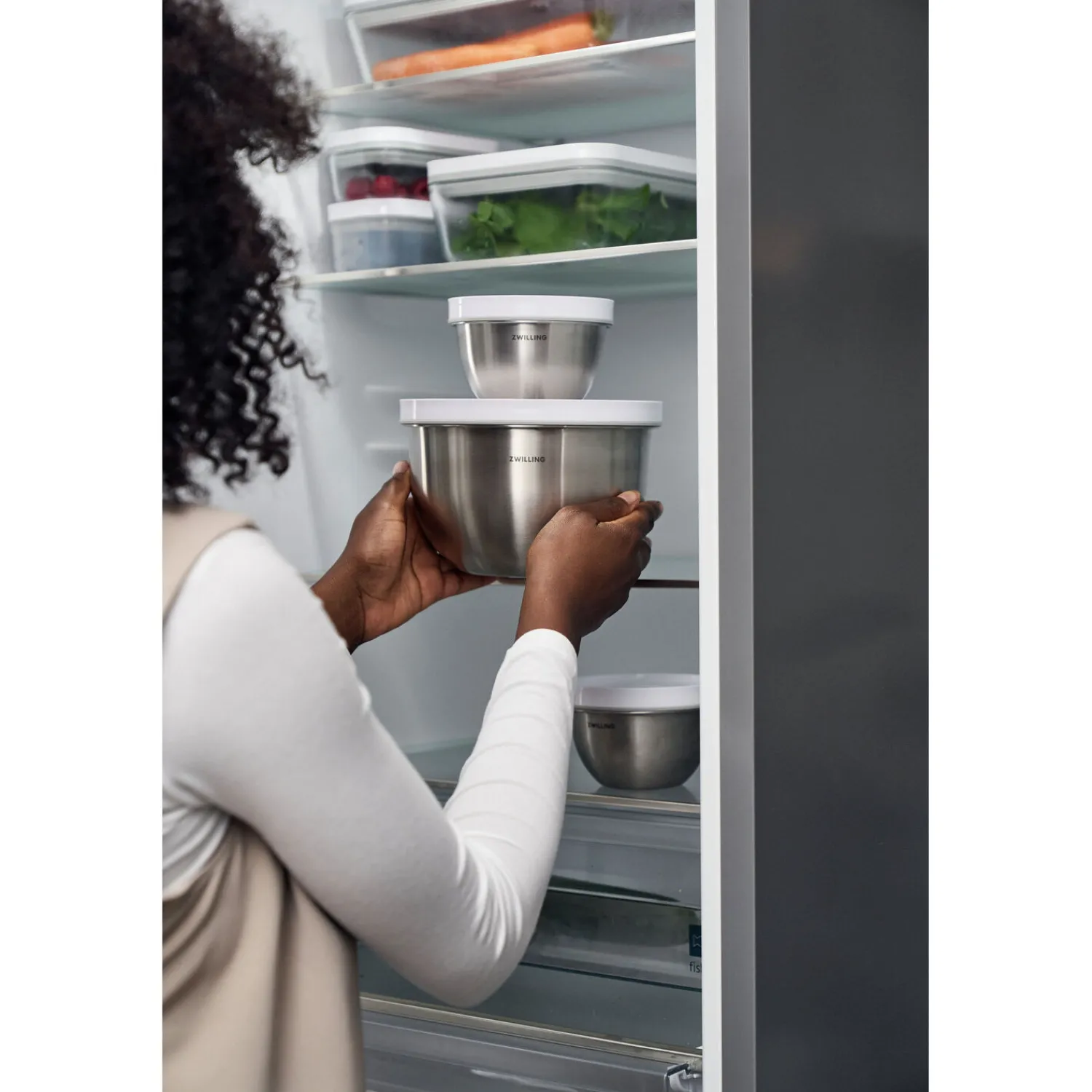 ZWILLING Bol sous vide L / 24 cm, Acier inoxydable, Argent Best