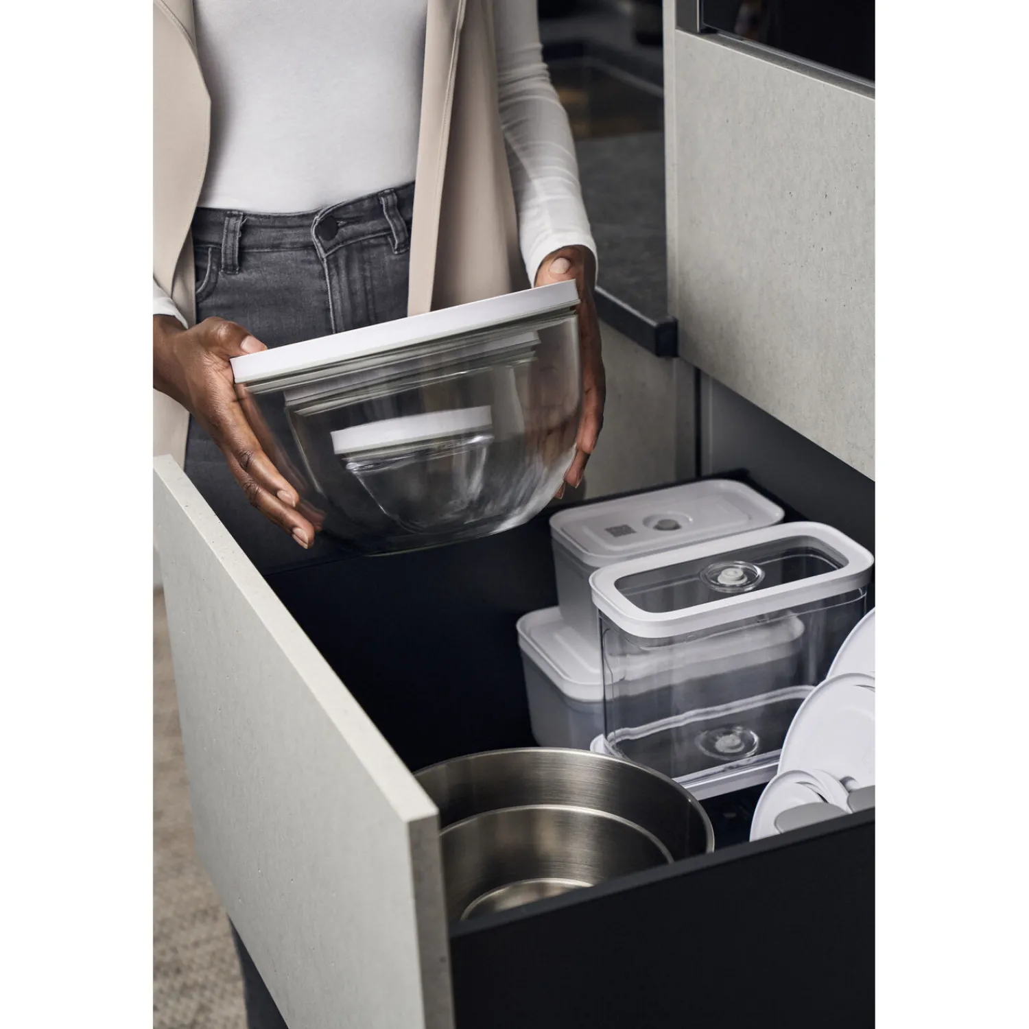 ZWILLING Bol sous vide L / 24 cm, Verre, Transparent Best