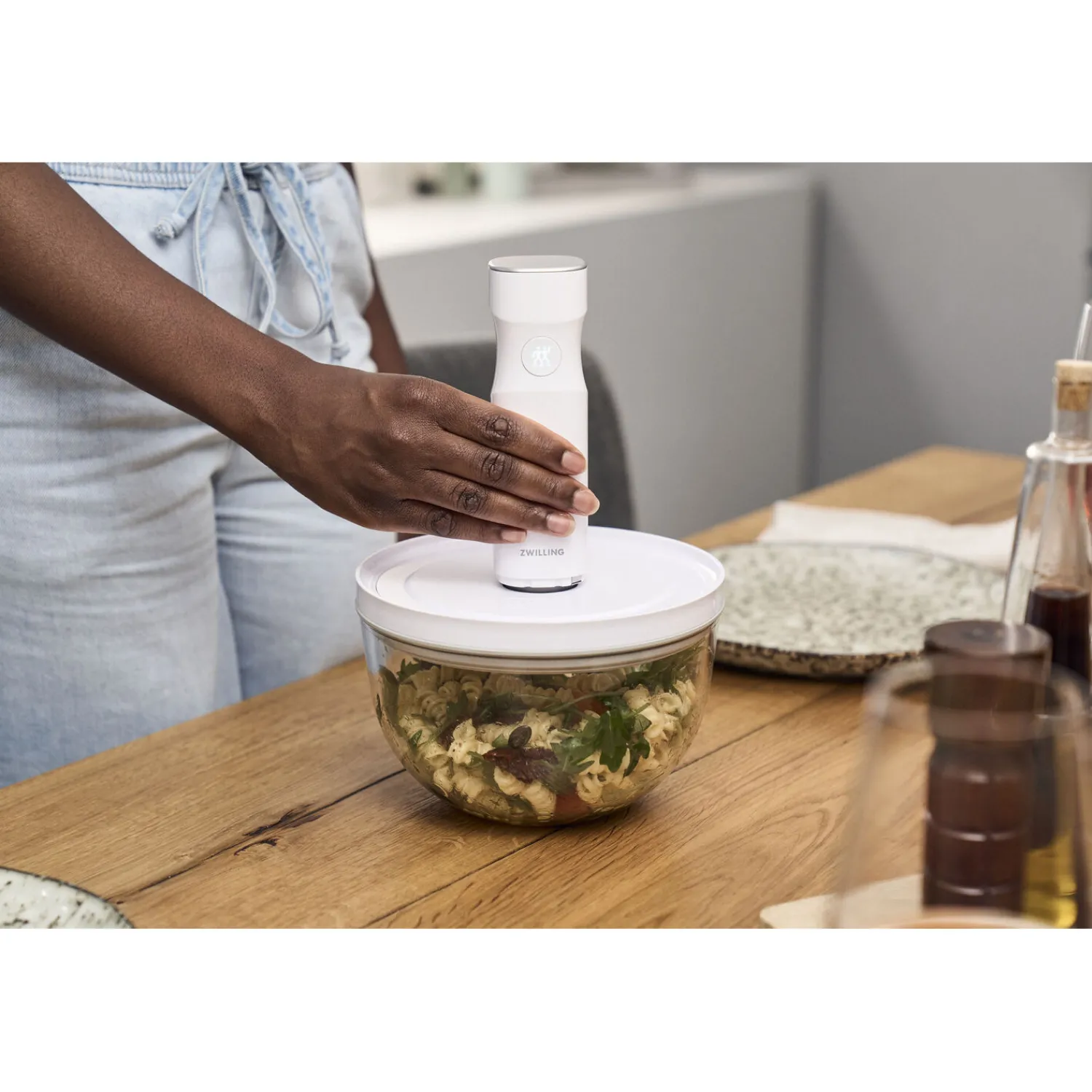 ZWILLING Bol sous vide M / 18 cm, Verre, Transparent Best