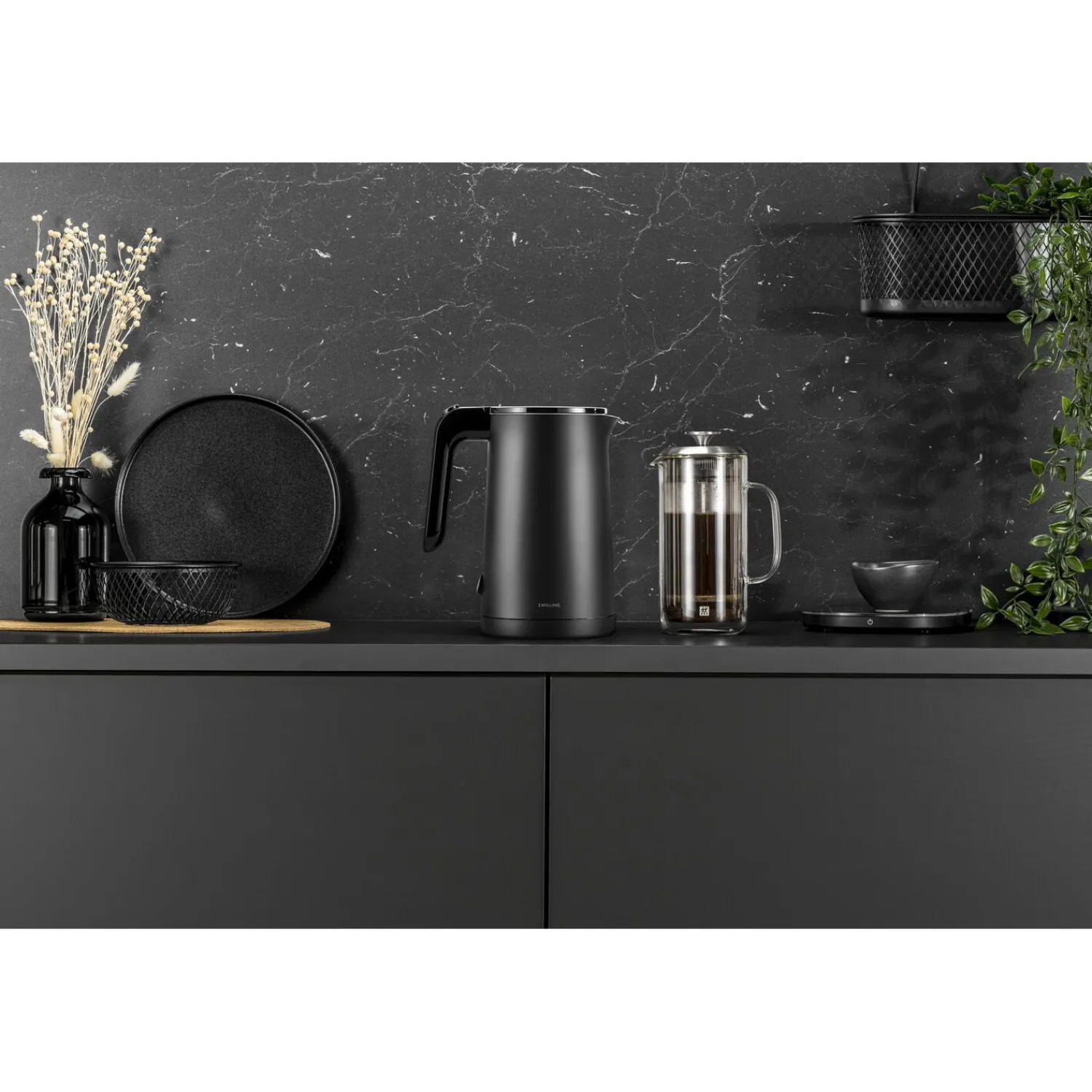 ZWILLING Bouilloire électrique, 1 l, Noir mat Discount