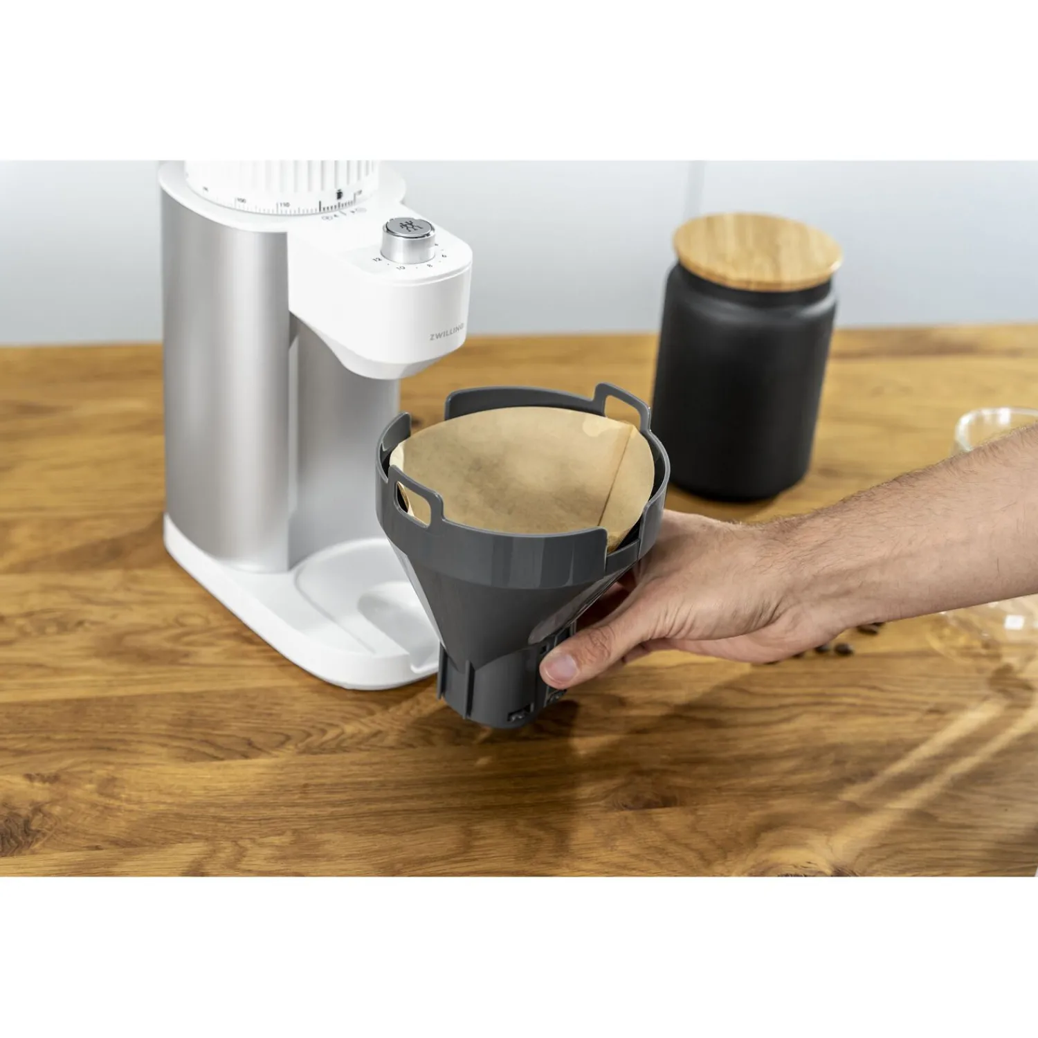 ZWILLING Broyeur à café, Blanc argenté Sale