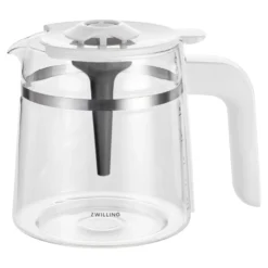 ZWILLING Cafetière avec filtre, 1,5 l, Blanc argenté Outlet