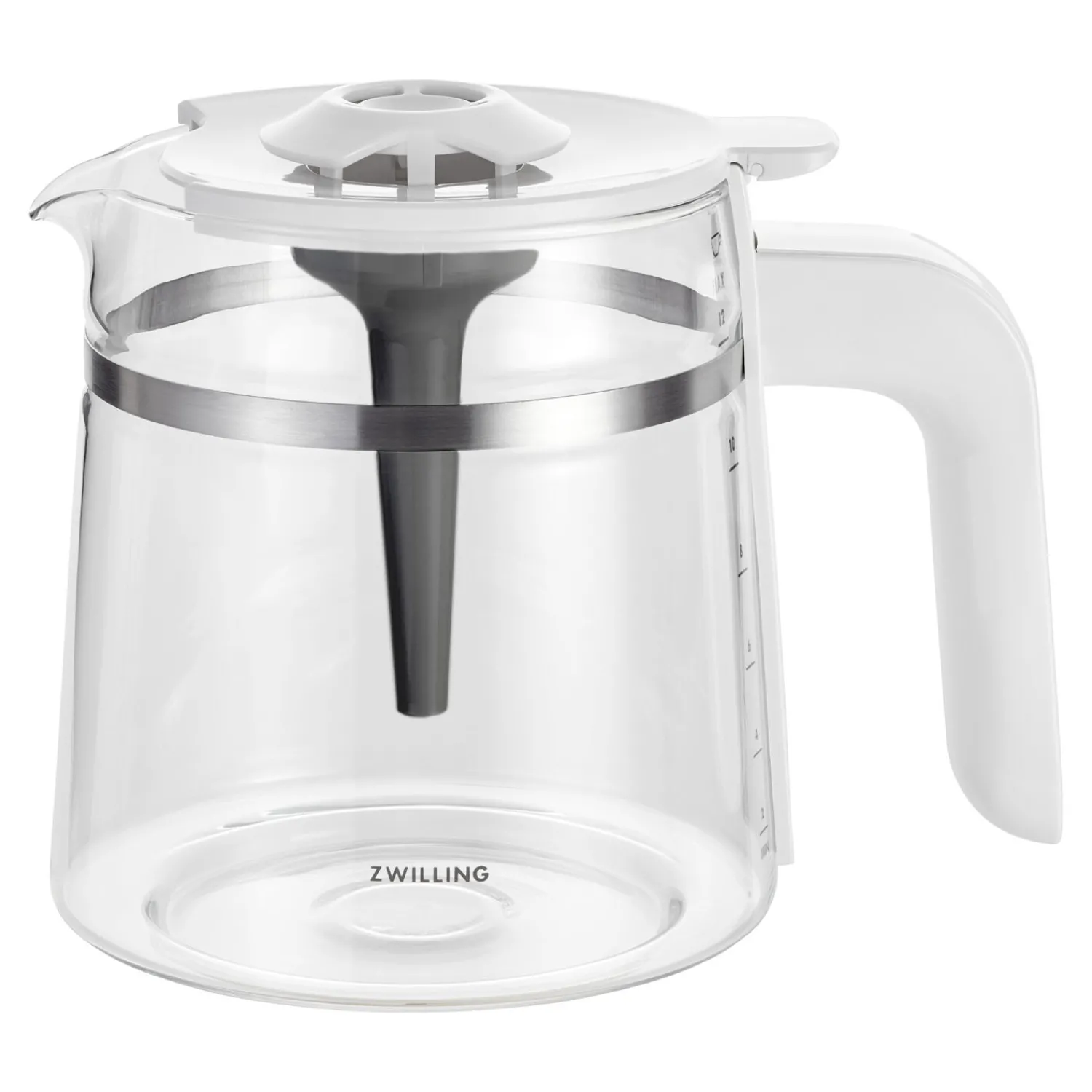 ZWILLING Cafetière avec filtre, 1,5 l, Blanc argenté Outlet