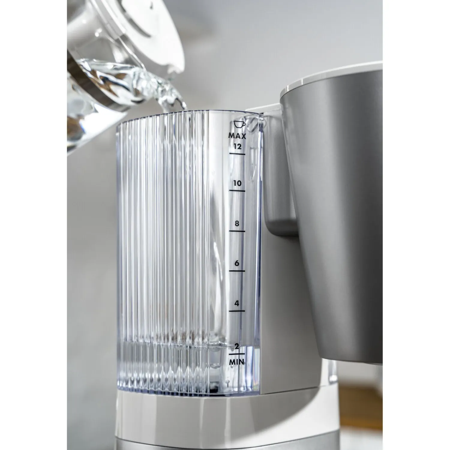 ZWILLING Cafetière avec filtre, 1,5 l, Blanc argenté Outlet