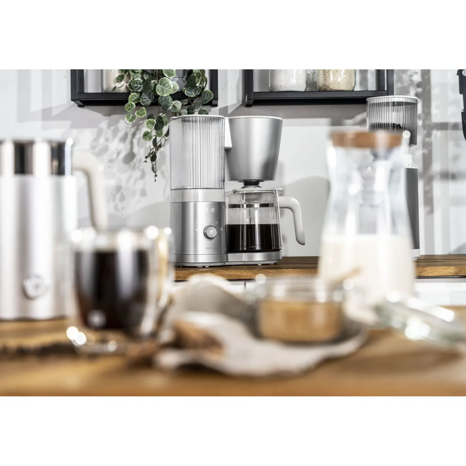 ZWILLING Cafetière avec filtre, 1,5 l, Blanc argenté Outlet