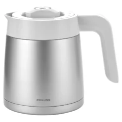 ZWILLING Cafetière avec filtre thermos, 1,25 l, Blanc argenté Outlet