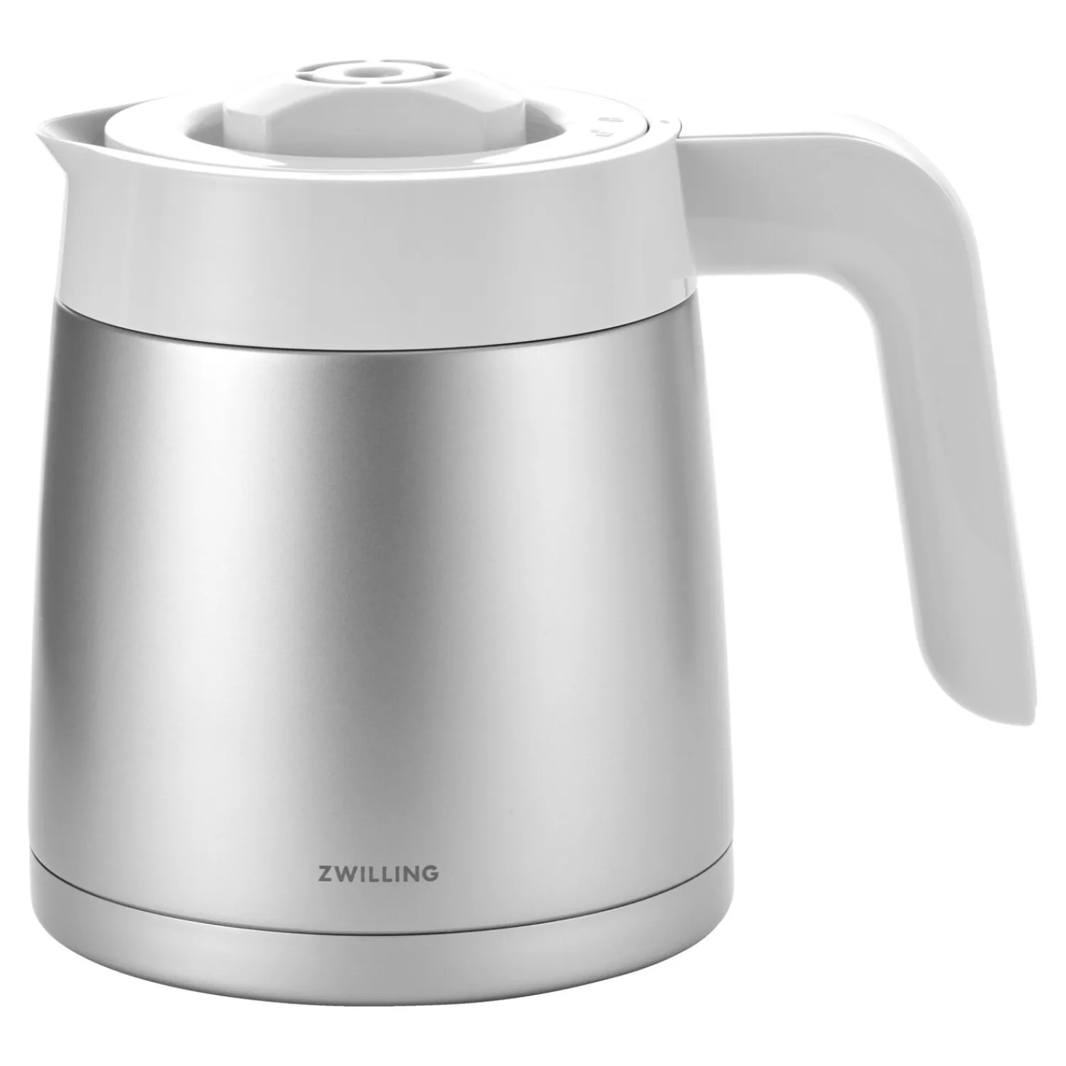 ZWILLING Cafetière avec filtre thermos, 1,25 l, Blanc argenté Outlet