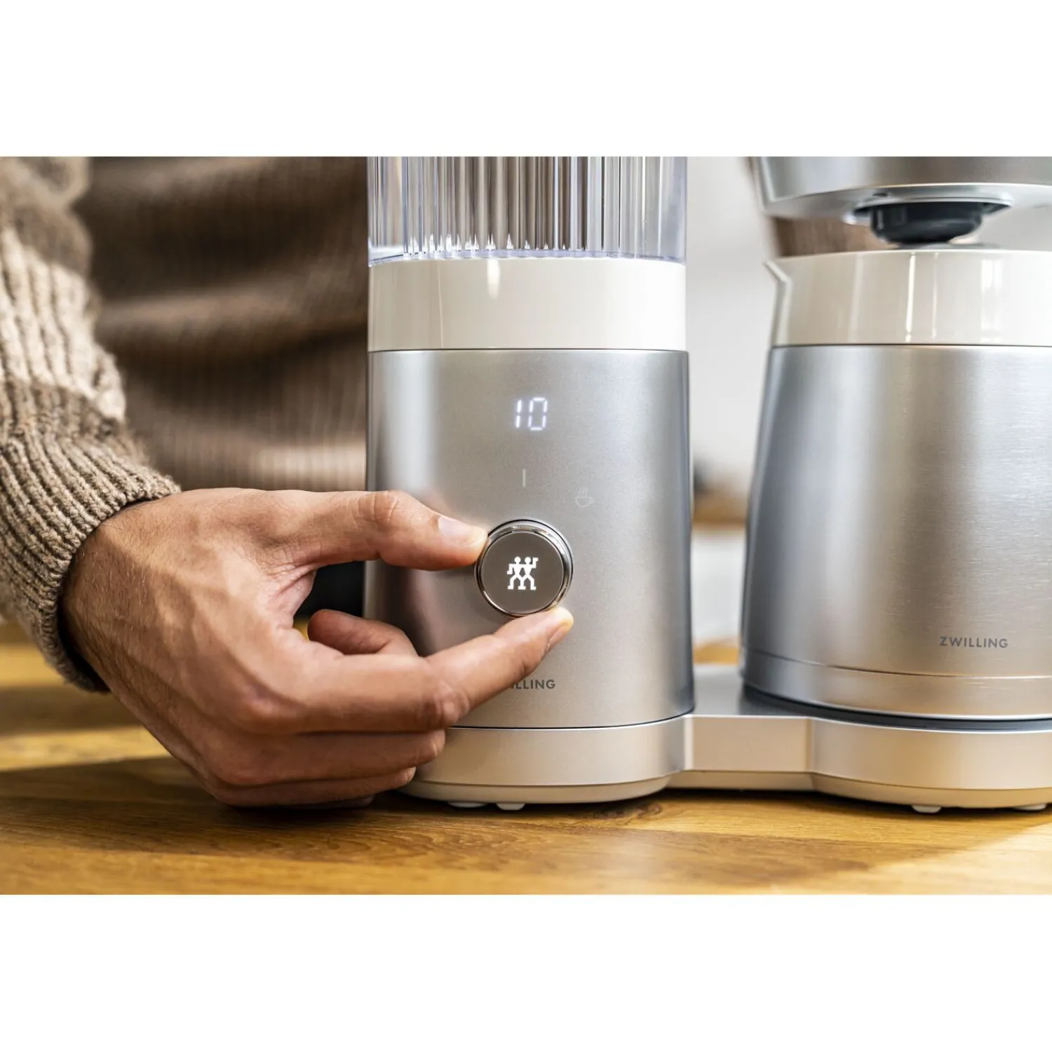 ZWILLING Cafetière avec filtre thermos, 1,25 l, Blanc argenté Outlet